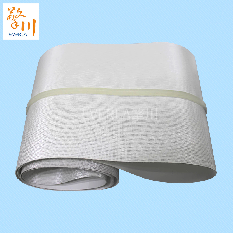 白色透明加導(dǎo)條pu<a href='http://www.dsjvvrk.cn/shusongdai/' target='_blank'><u>輸送帶</u></a>食品<a href='http://www.dsjvvrk.cn/shusongdai/' target='_blank'><u>輸送帶</u></a>主圖