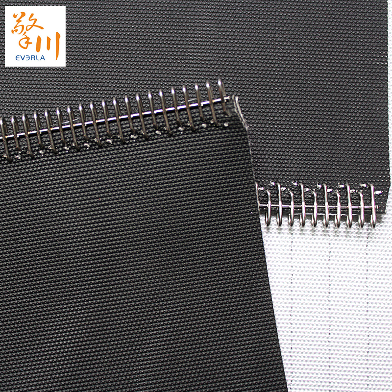 打鋼扣黑色PU<a href='http://www.dsjvvrk.cn/shusongdai/' target='_blank'><u>輸送帶</u></a>