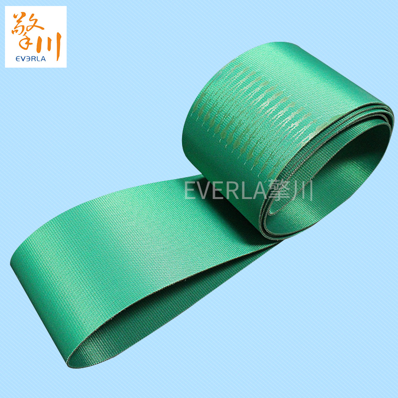 雙面綠色PVC纖維<a href='http://www.dsjvvrk.cn/shusongdai/' target='_blank'><u>輸送帶</u></a>